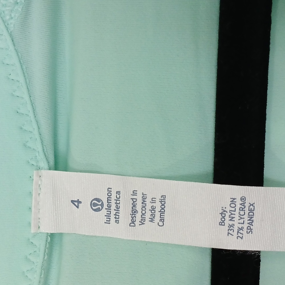 Lululemon Athletica Runbeam Hoodie Mint Green Size 4 - Picture 6 of 11